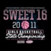 2011 Houchens Industries / KHSAA Sweet Sixteen Girls Basketball State Championship - Navy - Ultra Cotton ® 100% Cotton Long Sleeve T Shirt