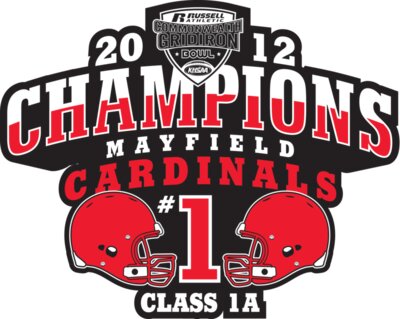 2012 Russell Athletic/KHSAA Gridiron Bowl Class 1A Champions - Mayfield