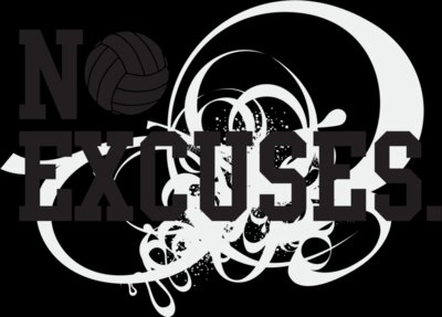 Volleyball stock noexcuses white